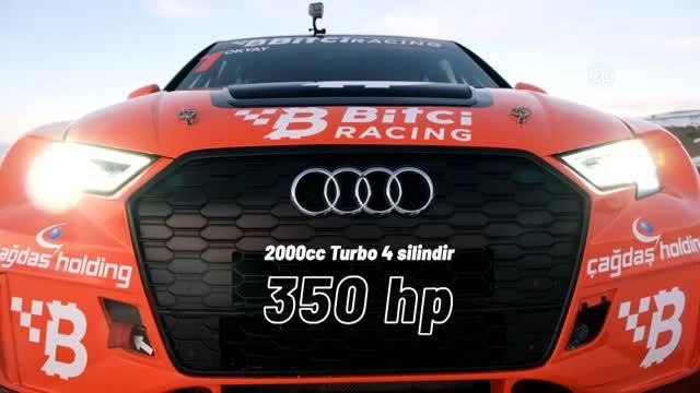 Çıldır Gölü'nde şampiyonluk kazandıran araçlar ile atlı kızaklar yarıştı