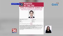Pastor Apollo Quiboloy, kabilang na sa most wanted ng FBI | 24 Oras