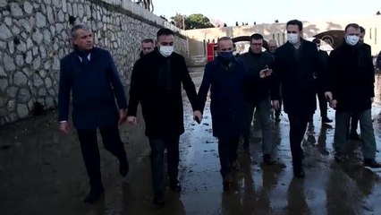 ÇANAKKALE - AK Parti'li Turan, Biga'daki taşkın bölgesinde incelemelerde bulundu