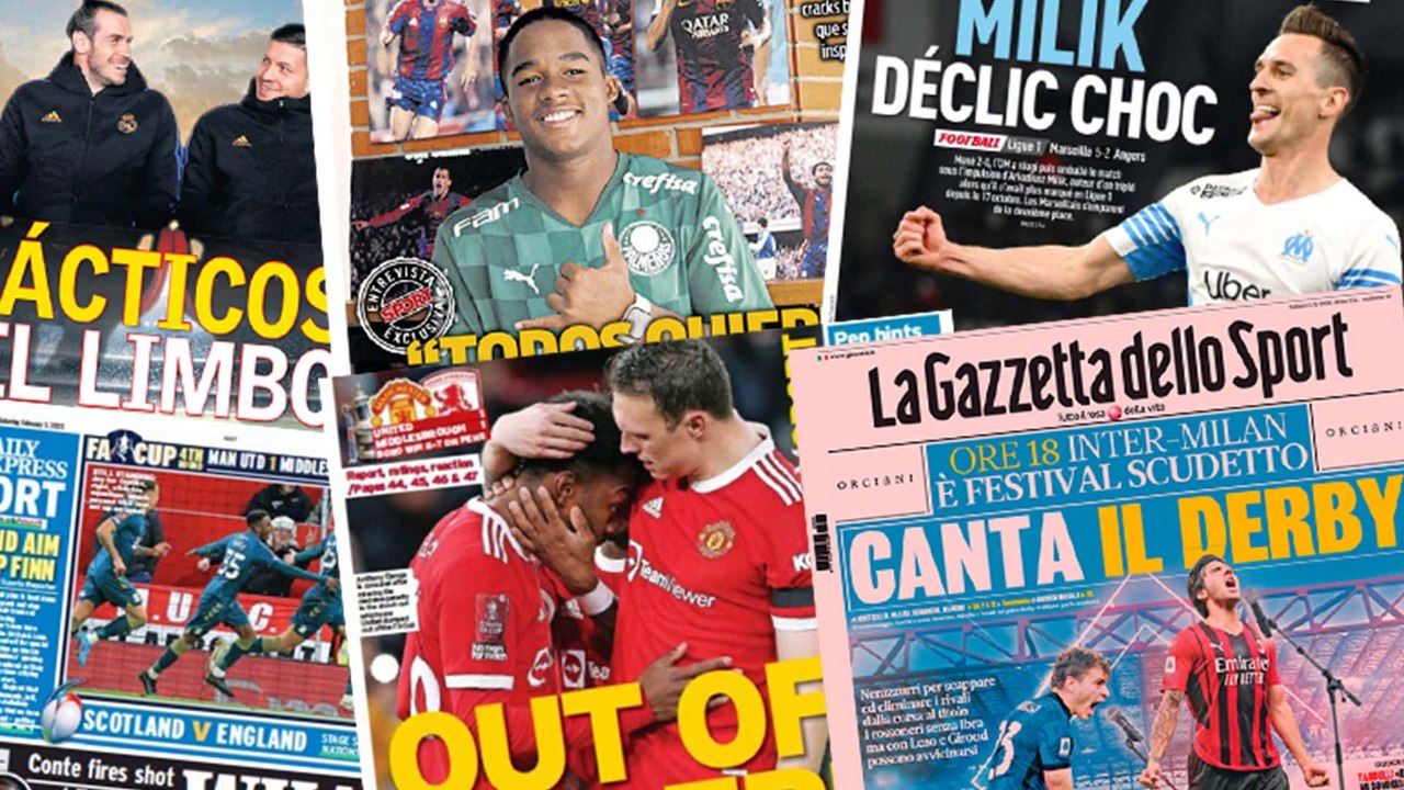 Ousmane Dembélé bientôt de retour avec le FC Barcelone, la presse anglaise dézingue Manchester United après l’élimination surprise