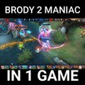 Brody 2 Maniac in 1 game, mobile Legends