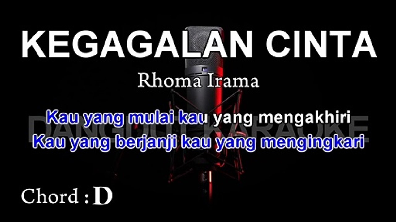 Kegagalan Cinta | Rhoma Irama | Karaoke Tanpa Vokal ¦ CHORD
