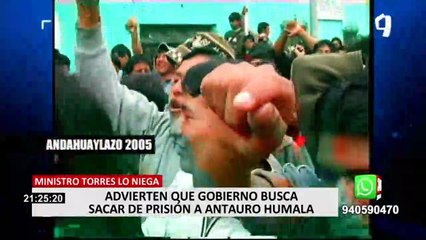 Advierten que gobierno busca sacar de prisión a Antauro Humala