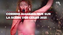 Corinne Masiero, nue comme un vers aux César 2021 pour dénoncer l'absence de culture