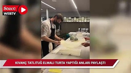 Télécharger la video: Aşçılık eğitimi alan Kıvanç Tatlıtuğ, elmalı turta yaptığı anları paylaştı