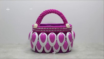 DIY Beautiful Bag with Plastic Bottle and Plastic Spoons | Best Waste