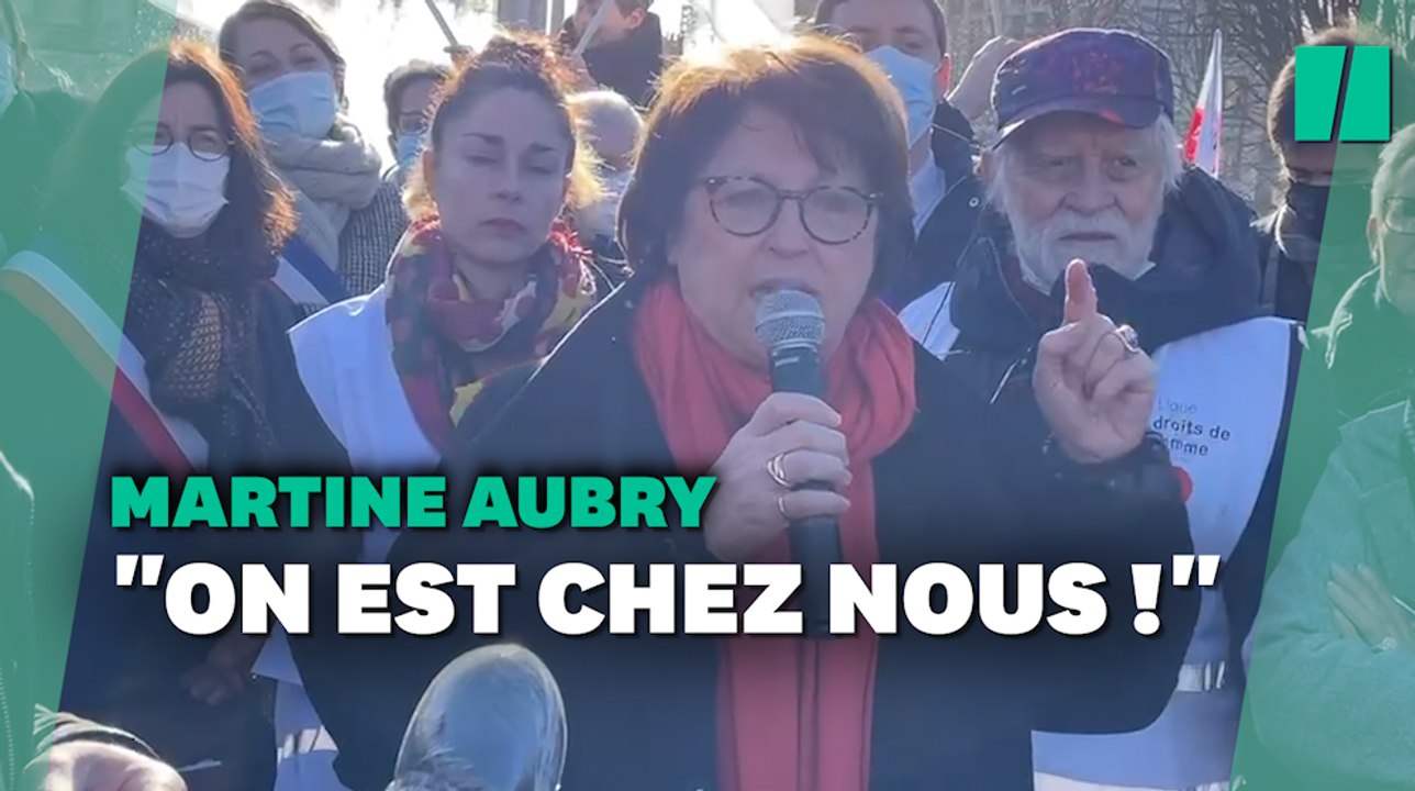 Martine Aubry interpelle Éric Zemmour avant son meeting à Lille