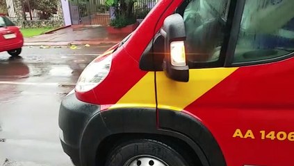 Homem cai de motocicleta no Bairro São Cristóvão