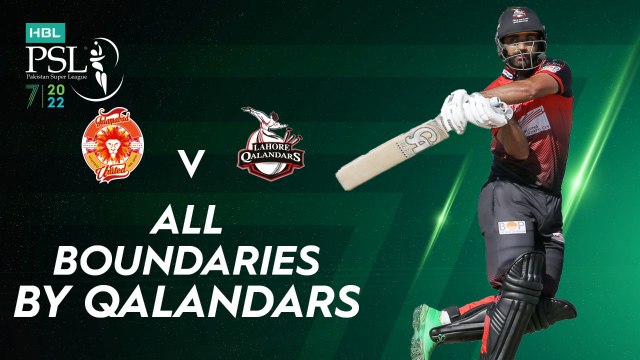 All Boundaries By Qalandars | Islamabad United vs Lahore Qalandars | Match 12 | HBL PSL 7 | ML2G
