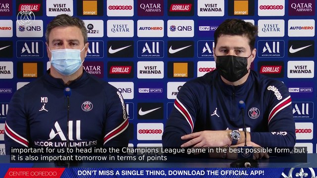 Replay : Conf de presse de Mauricio Pochettino avant Lille LOSC - Paris Saint-Germain
