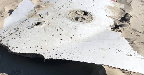 This Enormous Piece Of Space Rubbish Just Washed Up On A Beach