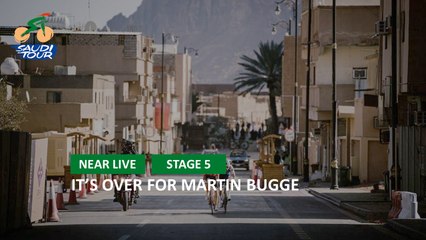 It’s over for Martin bugge - Étape 5 / Stage 5 - #SaudiTour 2022