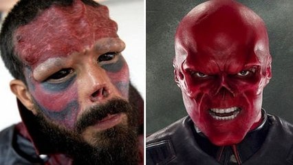 This Man Got His Nose Cut Down To Look Like A Comic Book Villain