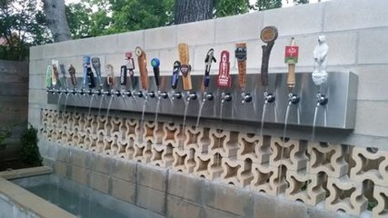 Slovenia: A Public Beer Fountain Set Up In A Park In Zalec