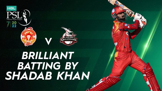 Brilliant Batting By Shadab Khan | Islamabad United vs Lahore Qalandars | Match 12 | HBL PSL 7 | ML2G