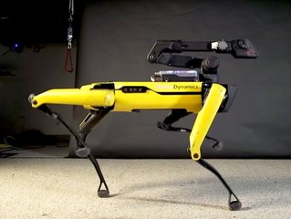 Robot Dog Does An Amazing Dance To Uptown Funk