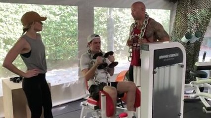 Dwayne 'The Rock' Johnson's All-Star Training Session With Emily Blunt And Jack Whitehall Is The Fitness Motivation You Need