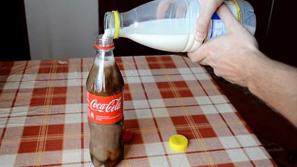 He Mixes Coca-Cola And Milk And Can't Believe His Eyes When He Sees The Result