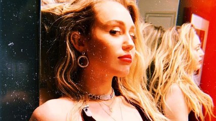 Miley Cyrus’ Plunging Neckline Reveals A Lot On Instagram
