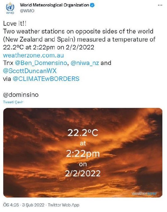 Dünya Meteoroloji Örgütü, hava sıcaklığında yaşanan '2' fenomenini duyurdu