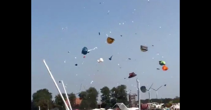 Mayhem In Germany As Festival Campsite Turned Upside Down By Freak Tornado