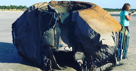 This Mysterious Object Just Washed Up On A South Carolina Beach And No One Knows What It Is