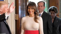 Melania Trump Stuns Everyone With Here Rather Transparent Outfit