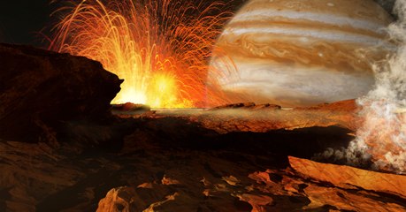 The Juno Probe Has Captured An Amazing Eruption On Jupiter's Moon Io