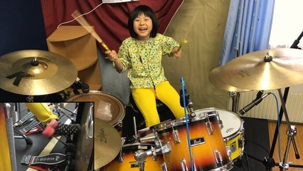 This 8-Year-Old Girl Is An Insanely Good Drummer