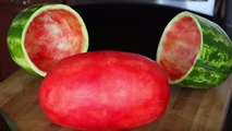 He Used This Trick To Peel His Juicy Watermelon In Seconds