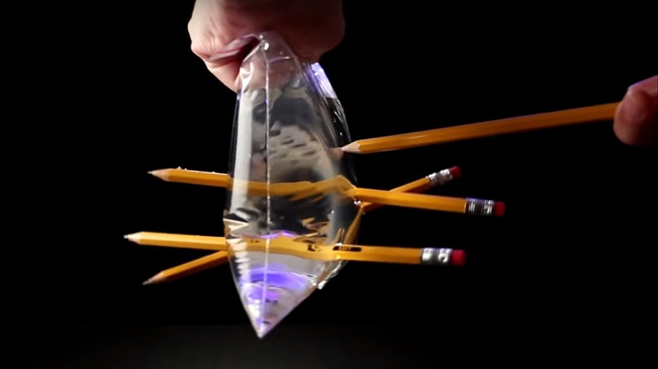 How Can This Bag Be Pierced Without Leaking Any Water?