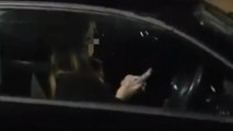 Audi Driver Caught Taking Both Hands Off The Wheel Texting Whilst Driving On The Motorway