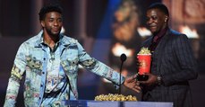 Chadwick Boseman Gives His MTV Best Superhero Award To A Real-Life Hero