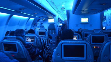 This Is The Real Reason Plane Lights Go On And Off During Landing