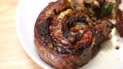 How To Make Steak Rolls With Mushrooms
