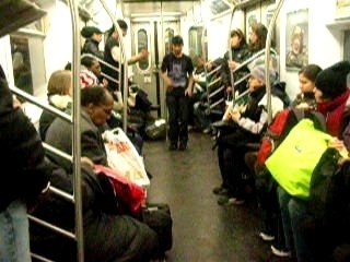 danse surprise dans le subway