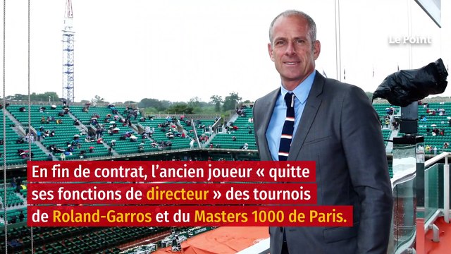 Démission de Guy Forget, patron du tournoi de tennis Roland-Garros