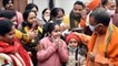 UP: CM Yogi meet Sikh families during campaign in Gorakhpur