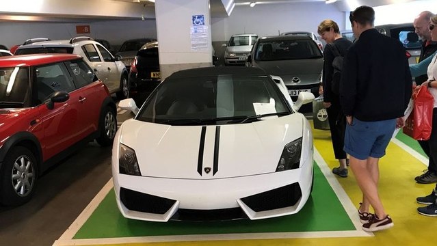He Parked His Lamborghini In A Disabled Parking Place - But He Insisted He Was In The Right