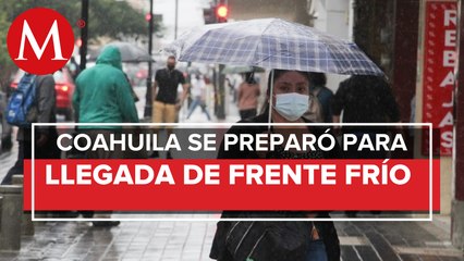 Frente frío número 28 afecta a Coahuila
