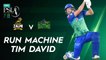 Run Machine Tim David | Peshawar Zalmi vs Multan Sultans | Match 13 | HBL PSL 7 | ML2G