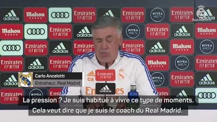 23e j. - Ancelotti : "Benzema ? Il n'est pas encore à 100%"