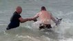 Heartwarming Moment Police Officers Rescue Kangaroo From Drowning In The Sea