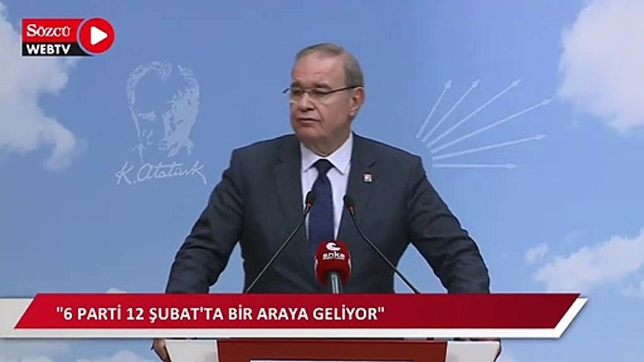 Faik Öztrak açıkladı: 6 parti 12 Şubat'ta bir araya geliyor