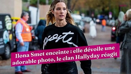 Download Video: Ilona Smet enceinte : elle dévoile une adorable photo, le clan Hallyday réagit