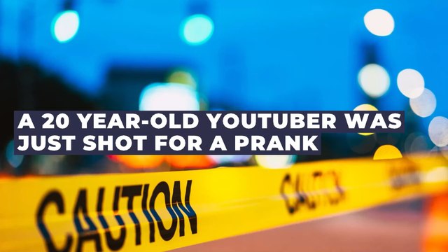 20-year-old Youtuber shot dead during knife-point mugging prank