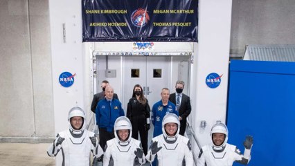 Astronaut Thomas Pesquet's wife replaced him as soon as he boarded SpaceX