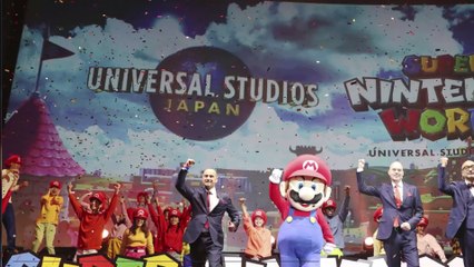 Here are the first photos of Super Nintendo World!