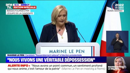 Marine Le Pen: "Le quinquennat [d'Emmanuel Macron] fut un immense chaos"
