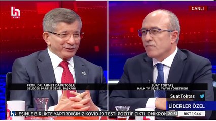 Davutoğlu: Erdoğan'a, AK Parti genel merkezinde dahi insanlar dinleniyoruz korkusuyla telefonlarını bırakıyorsa Türkiye'deki hali bir düşünün demiştim